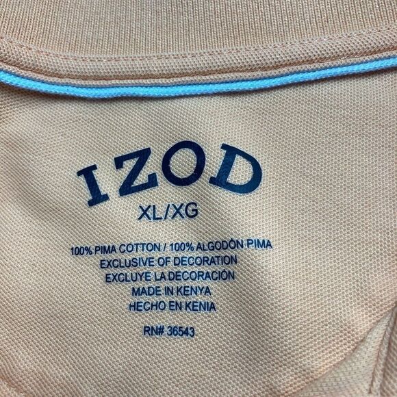 IZOD, Orange Men’s Polo shirt, XL/XG - Picture 4 of 10